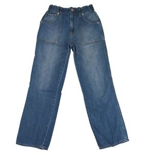 Hudson Jeans Remi‎ Straight Leg High Waisted Elastic Waist Denim Pants Size 26